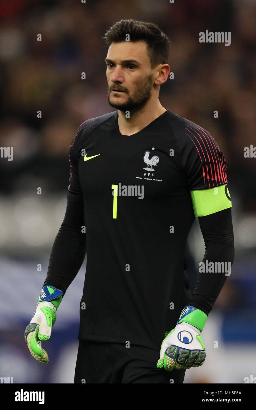 Hugo Lloris Fra 23 Marz 2018 Fussball Internationales Freundschaftsspiel Zwischen Frankreich 2 3 Kolumbien In Stade De France In Saint Denis Frankreich Quelle Lba Alamy Leben Nachrichten Stockfotografie Alamy