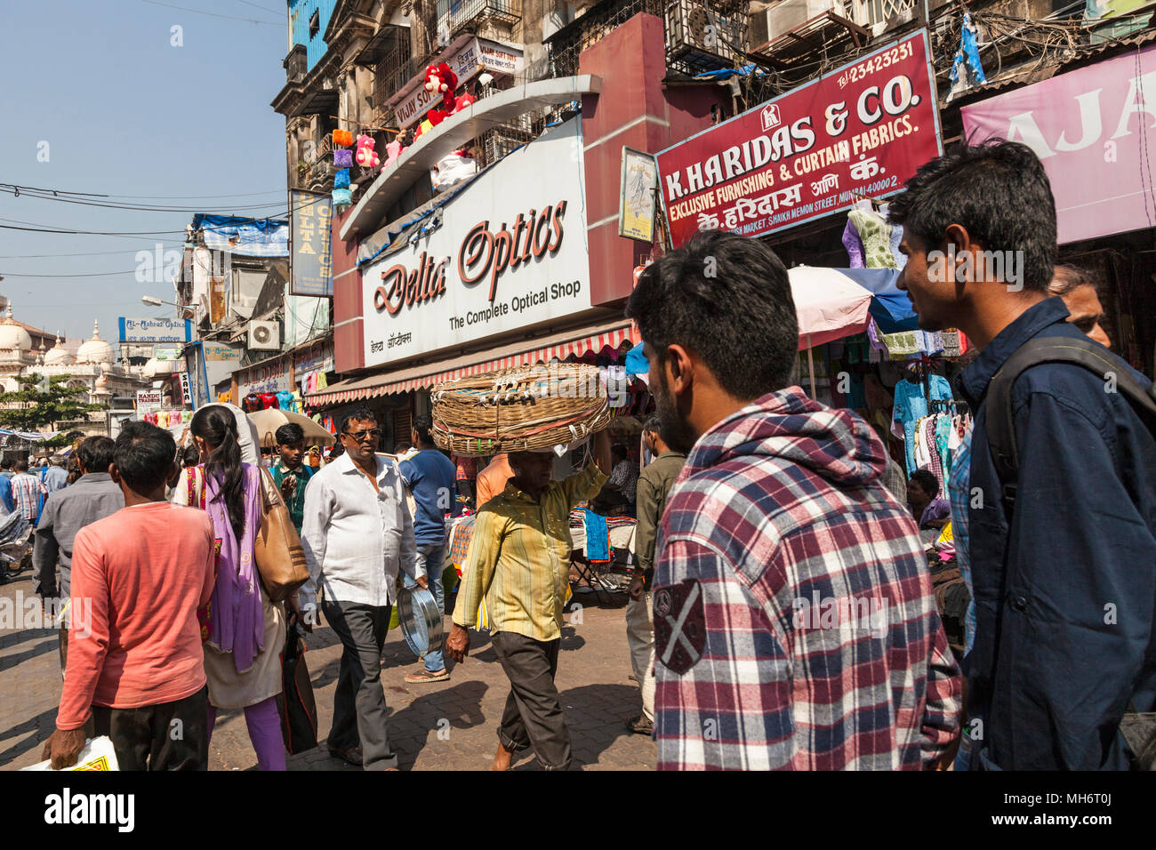 Markt in Mumbai, Indien Stockfoto