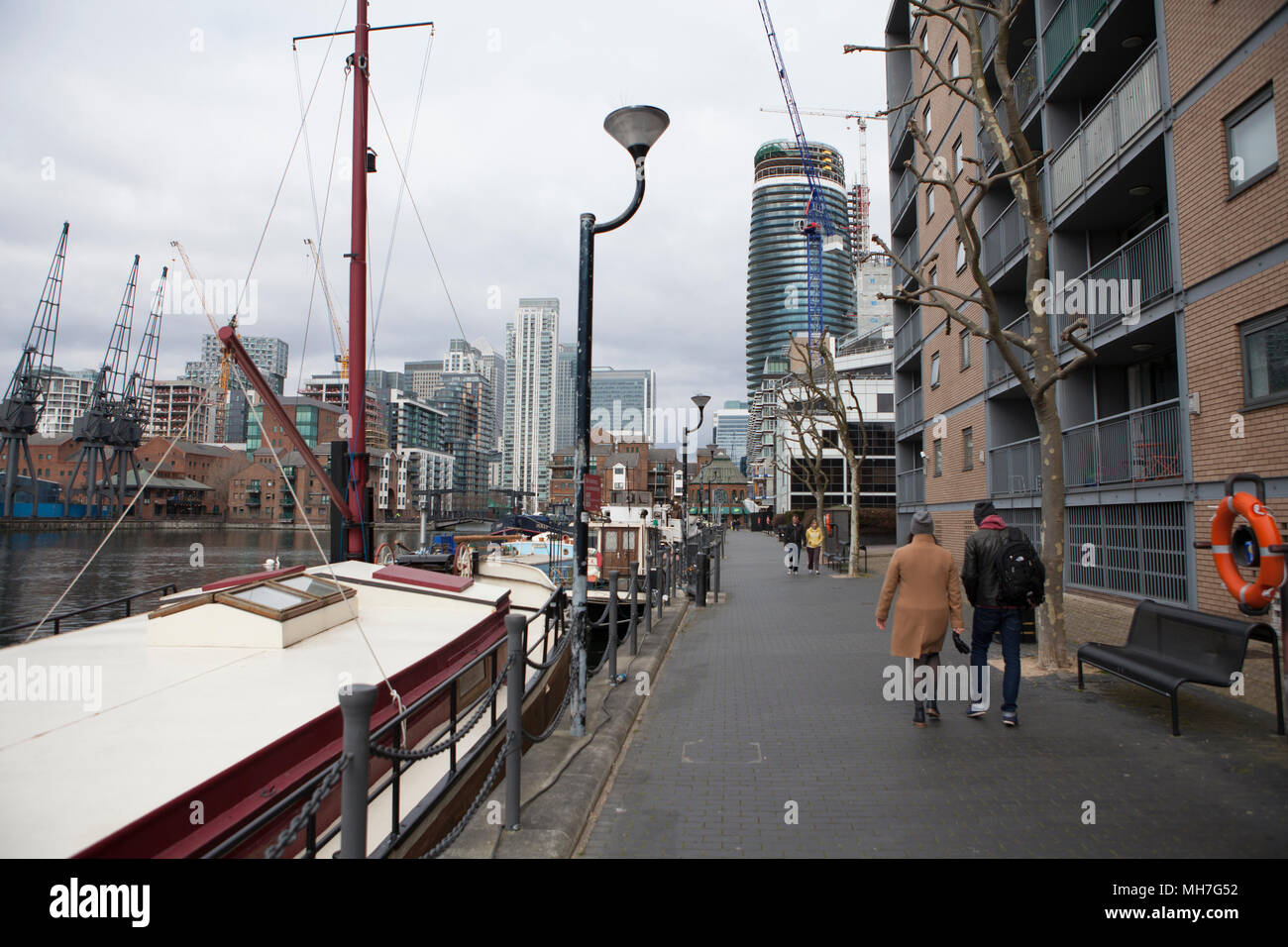 Isle of Dogs, East London, UK Stockfoto
