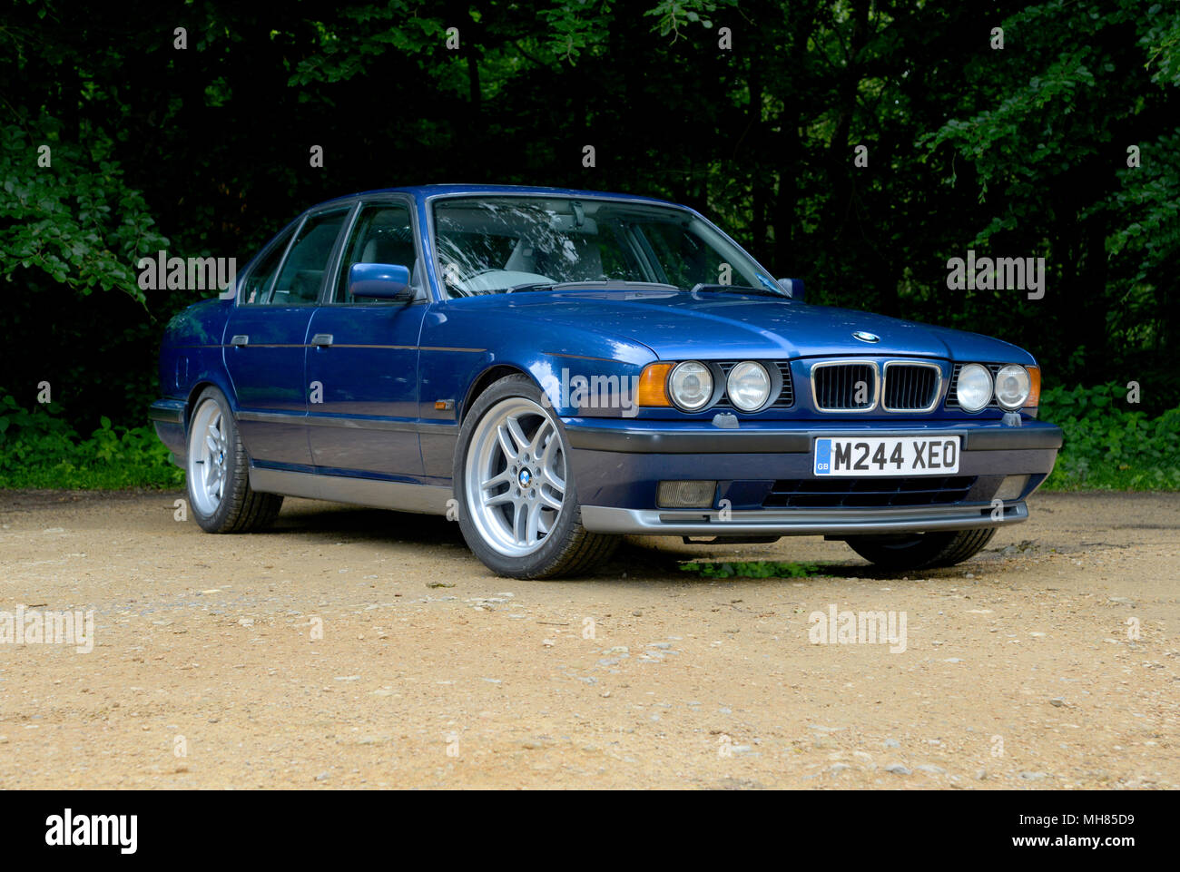 1992 BMW M5 moderne Klassiker des Deutschen super Limousine Stockfoto
