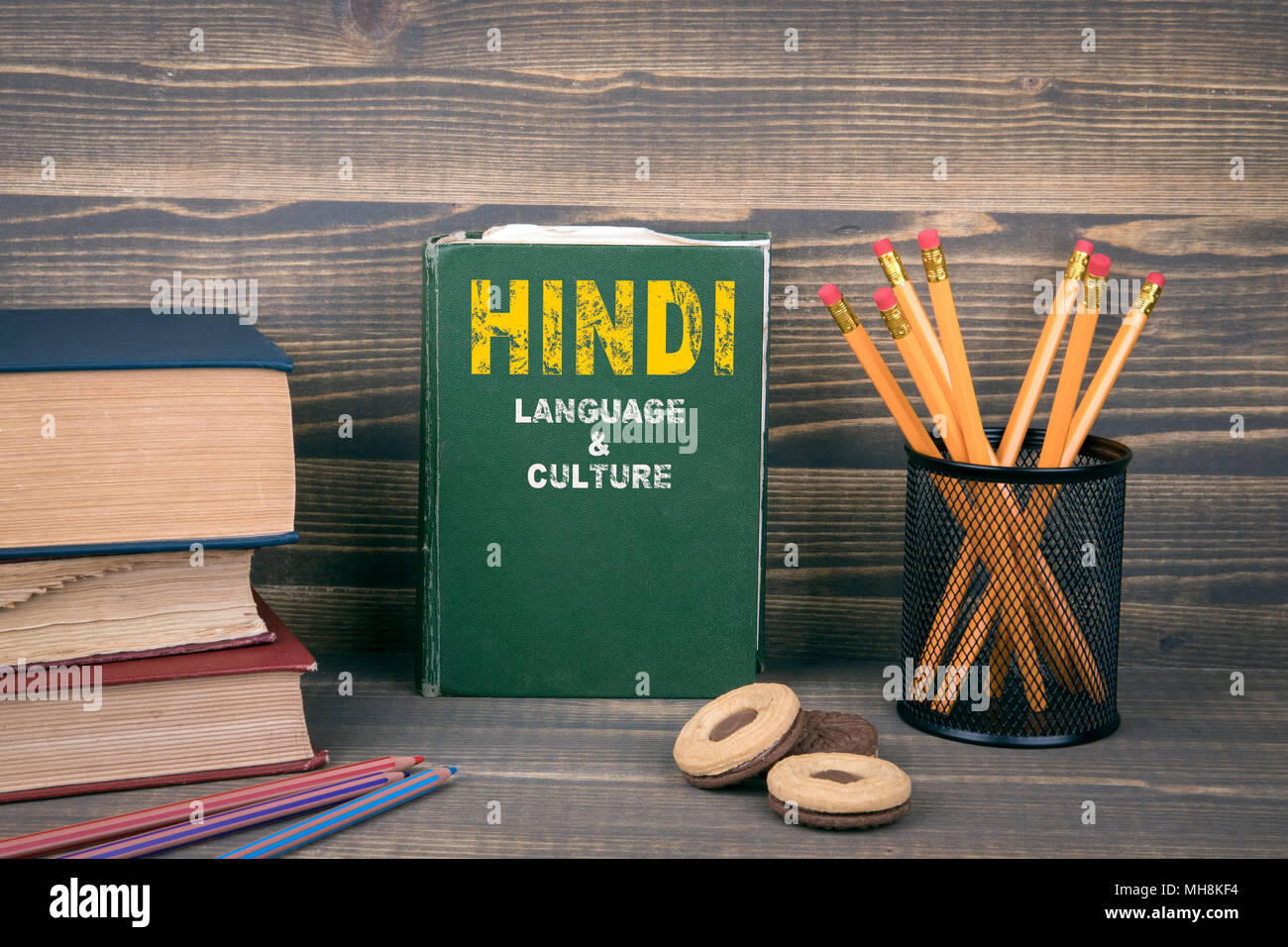 Hindi Sprache und Kultur Konzept Stockfoto