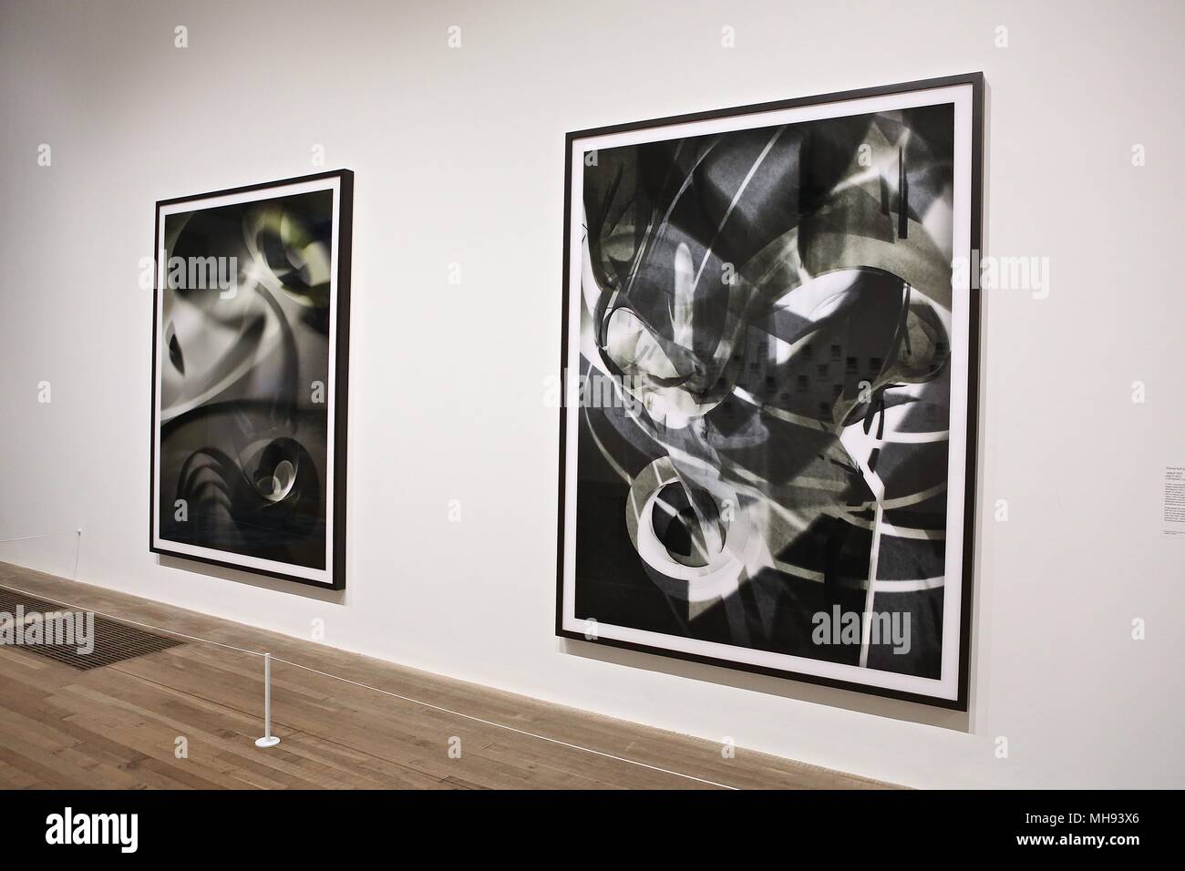 Form des Lichts 100 Jahre Fotografie und abstrakter Kunst 2. Mai - 14. Okt. 2018 Stockfoto