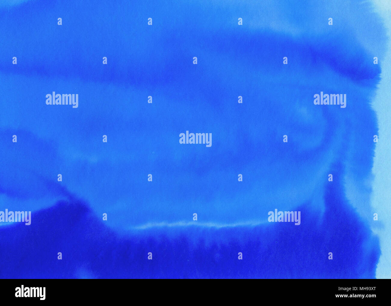 Blau original, Aquarell Malerei. Hintergrund mit Kopie Raum Stockfoto