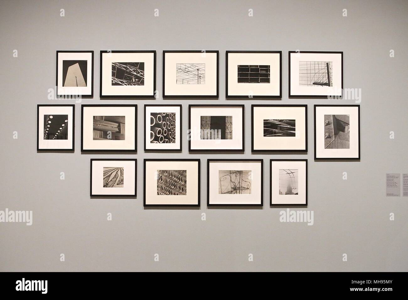 Form des Lichts 100 Jahre Fotografie und abstrakter Kunst 2. Mai - 14. Okt. 2018 Stockfoto