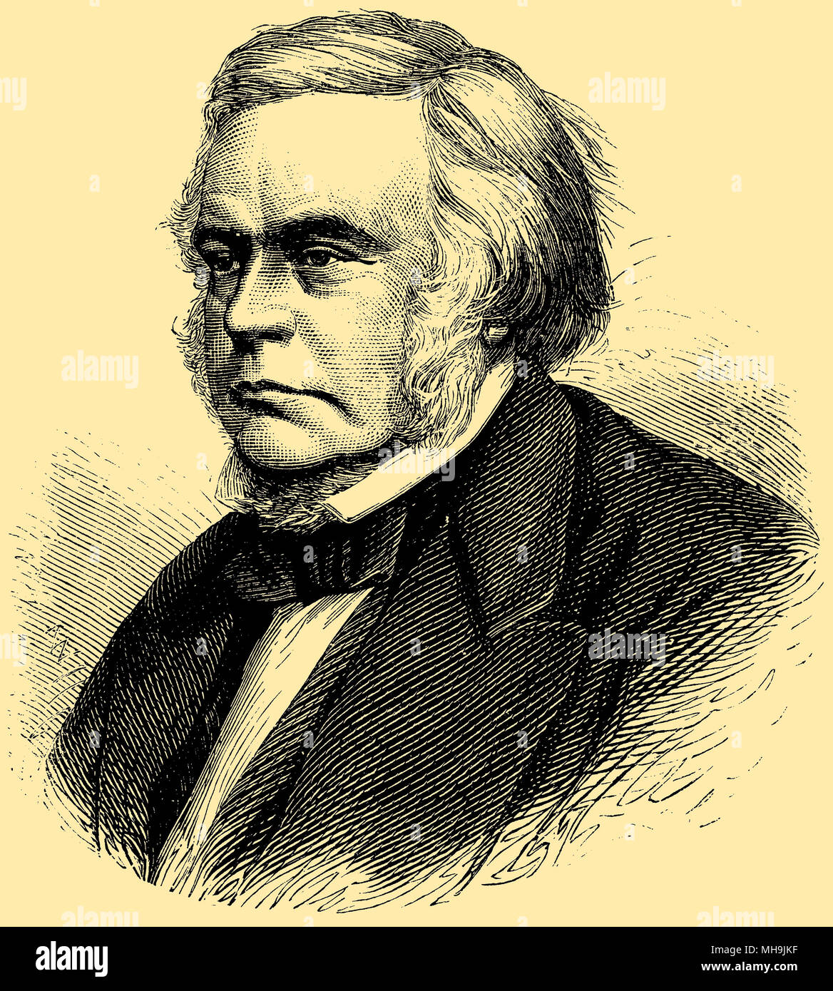 John Bright (* 16. November 1811), Stockfoto