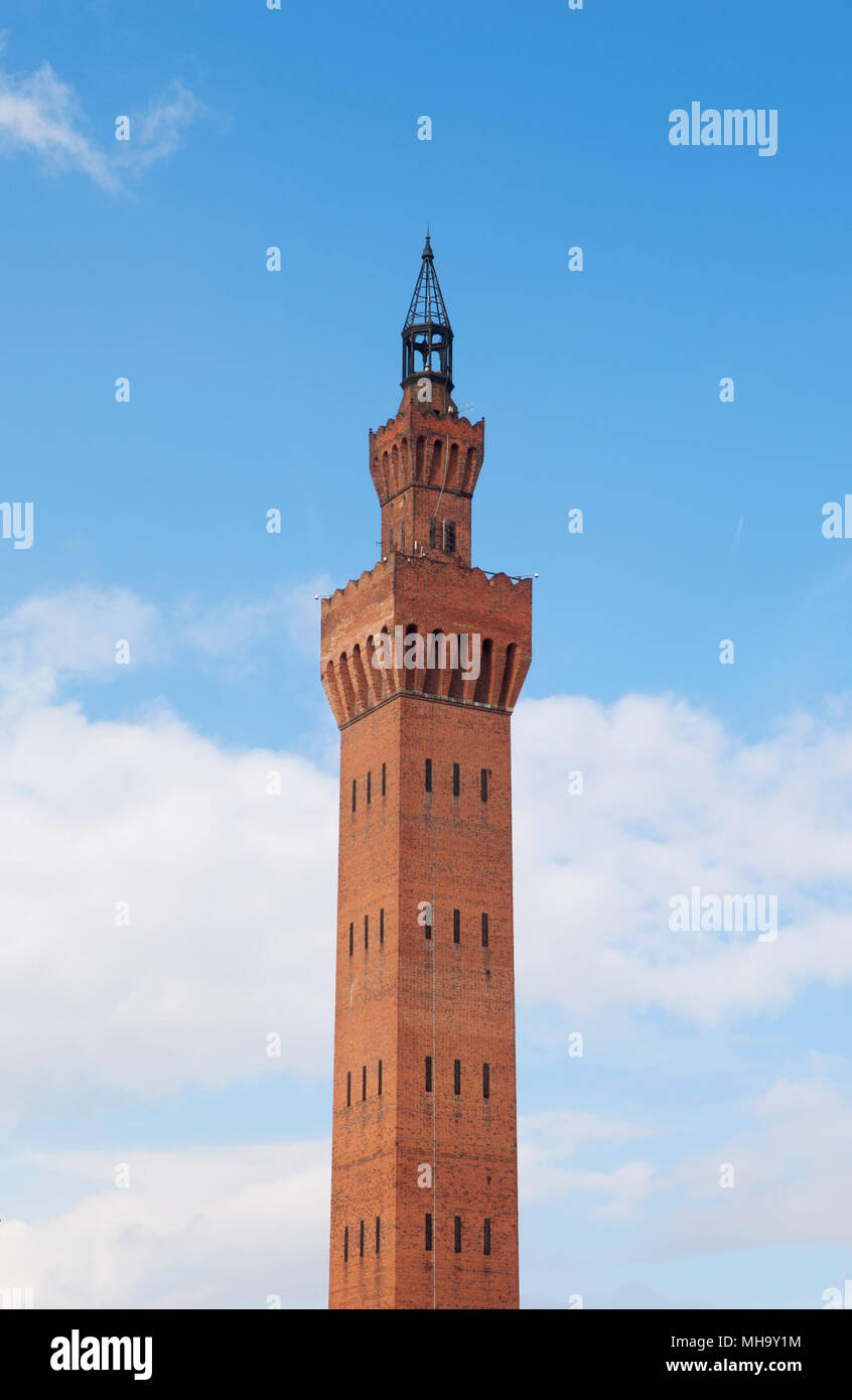 Grimsby Dock Tower - Grimsby, Lincolnshire, England. Stockfoto