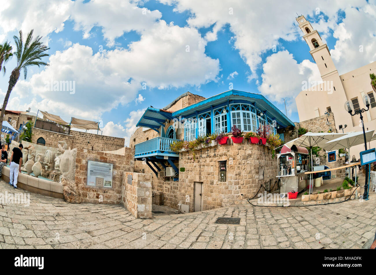 Kedumim Square, Jaffa und Tel Aviv-Jaffa, Israel Stockfoto