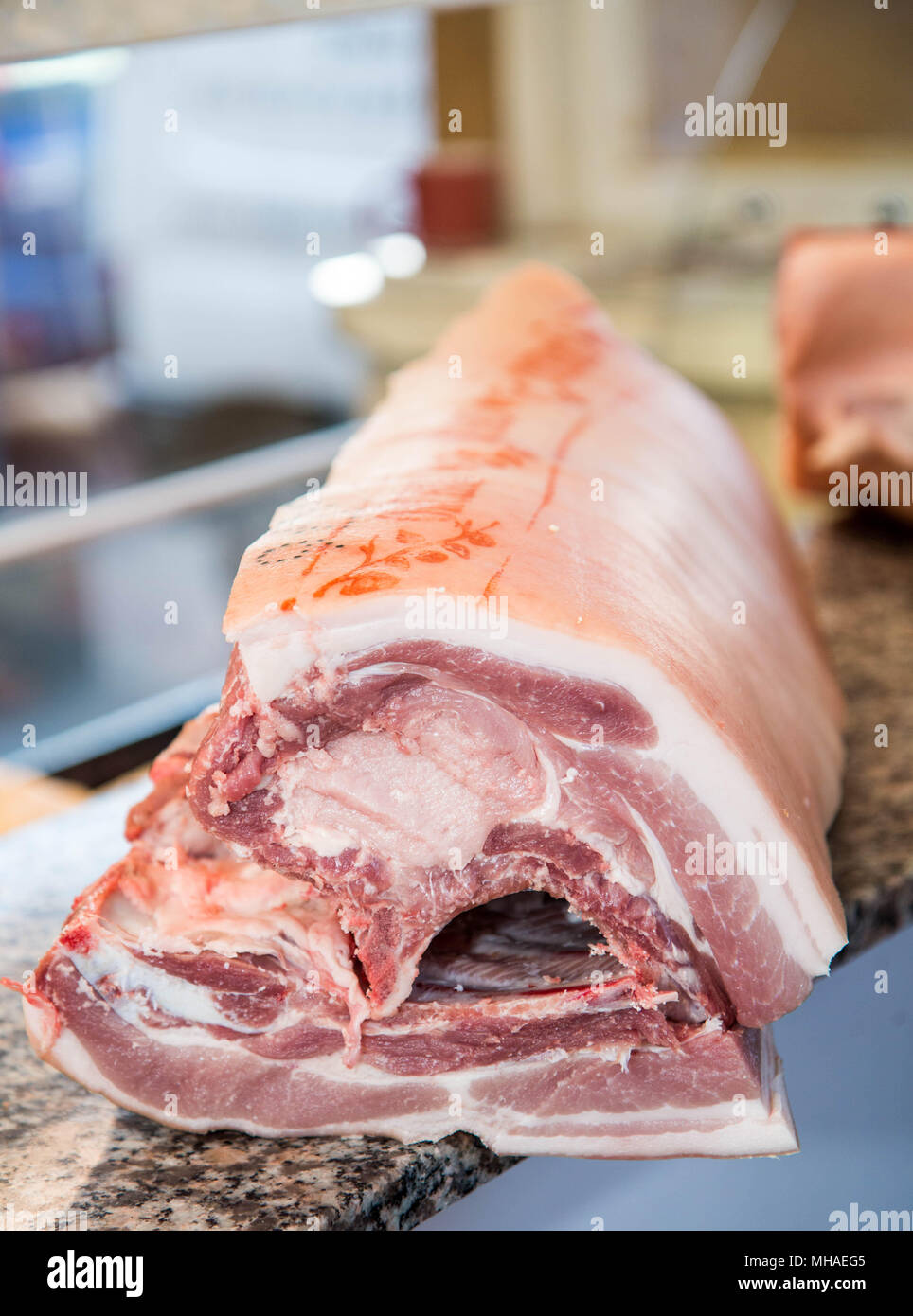 Handwerkliche Metzgereien Stockfoto