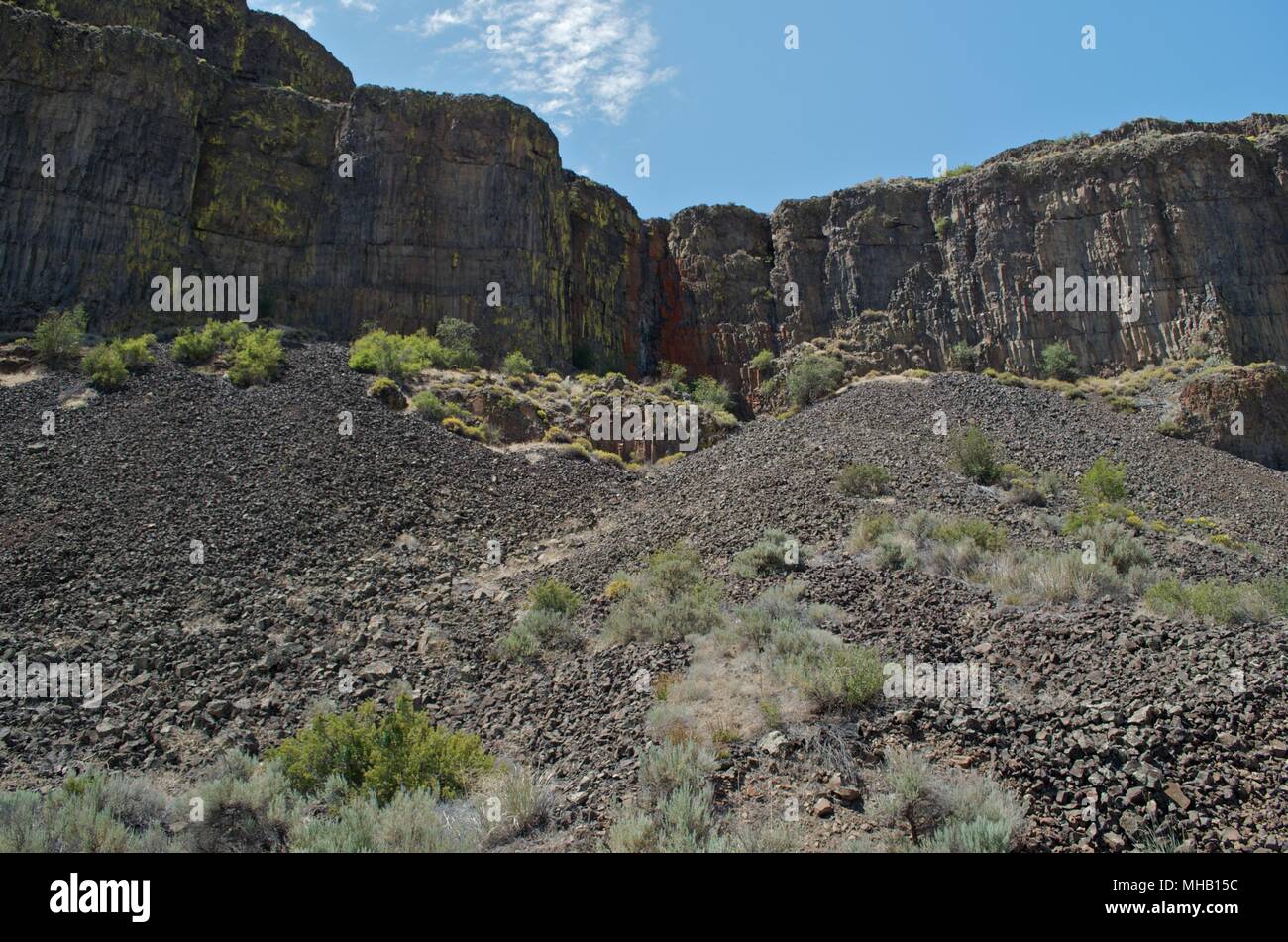 Den gechannelten Scablands 5 Stockfoto