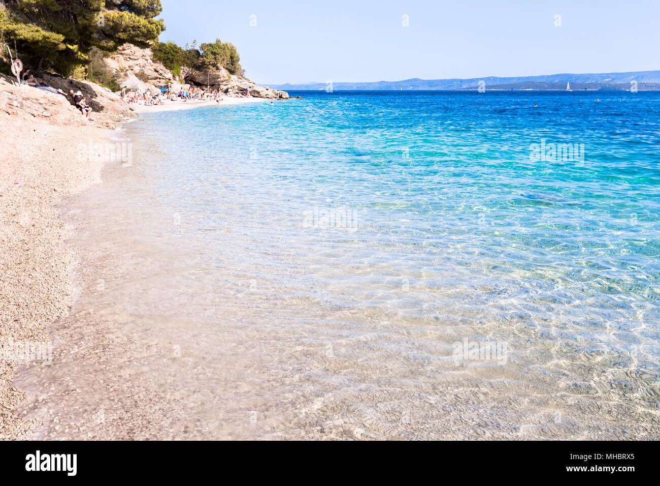 Insel Brac in Kroatien, Europa. Schöner Ort. Stockfoto