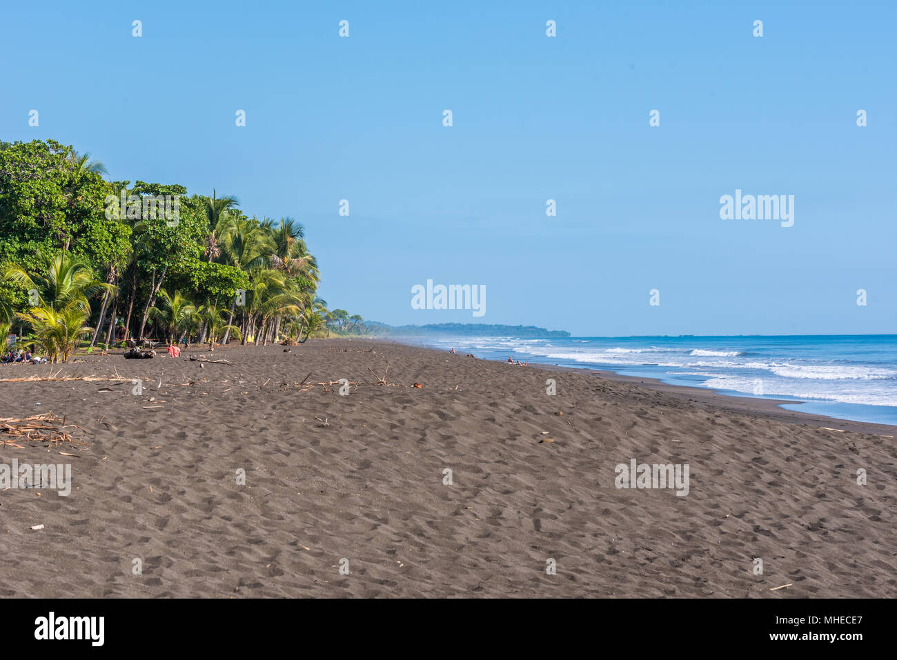 Playa Hermosa de Costa Rica - Pazifikküste Stockfoto