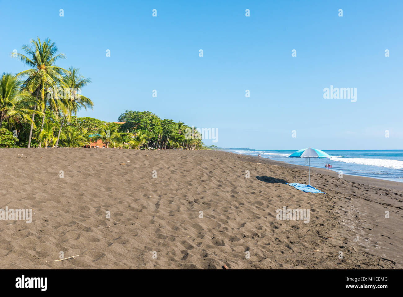 Playa Hermosa de Costa Rica - Pazifikküste Stockfoto