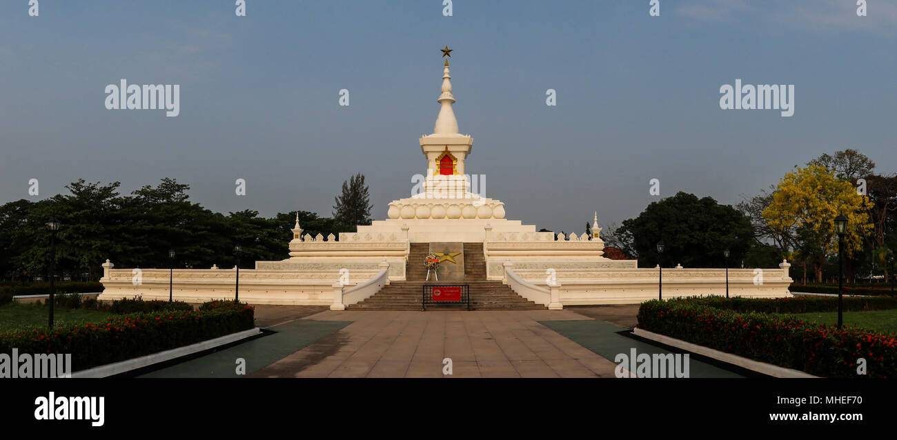 Denkmal des unbekannten Soldaten. Vientiane, Laos Stockfoto