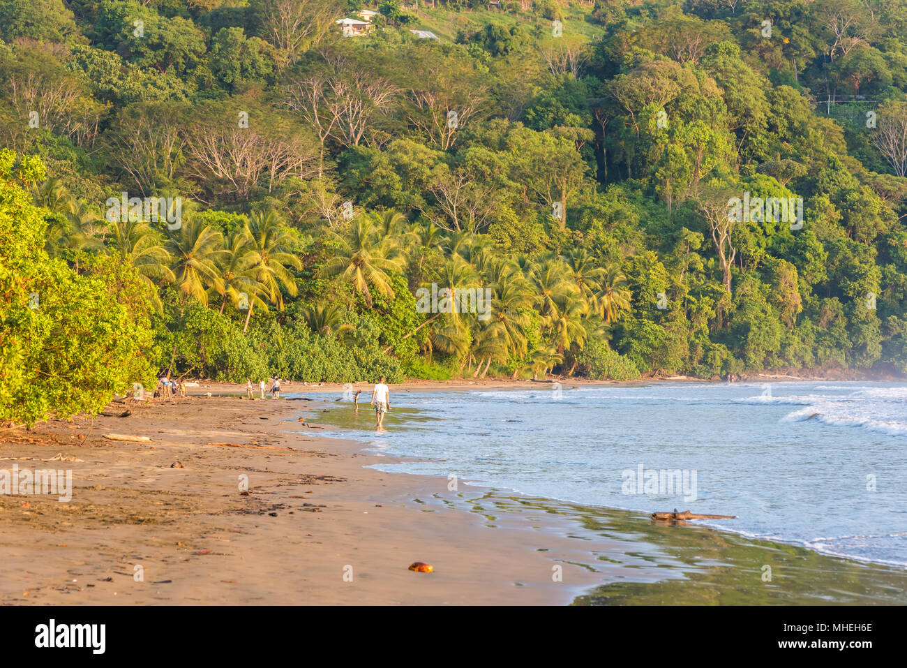 Playa Hermosa de Costa Rica - Pazifikküste Stockfoto
