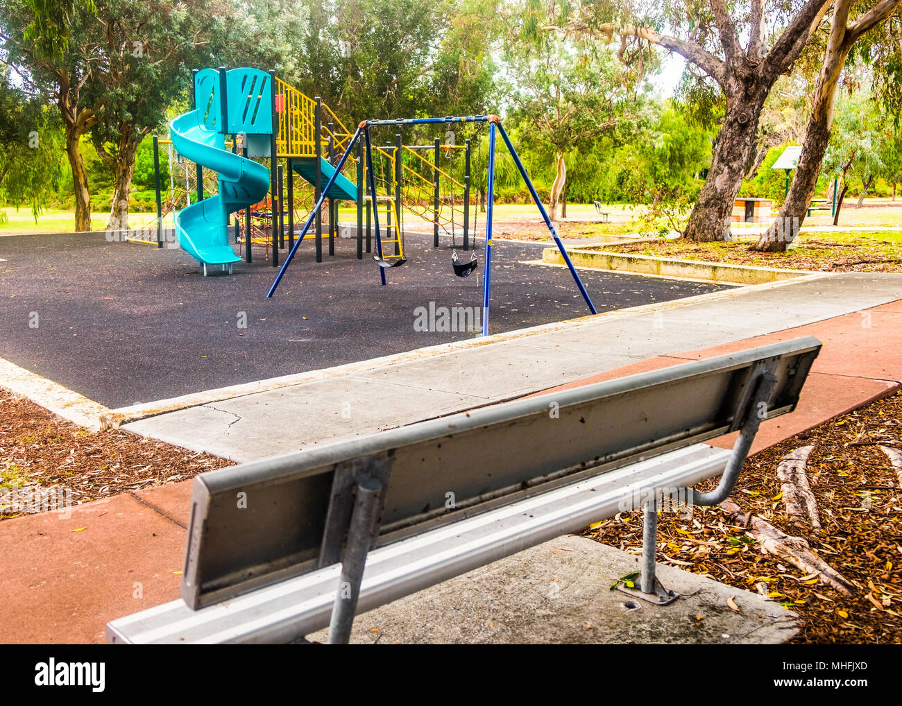 Yellagonga gemeinsamen Spaziergang um den Lake Joondalup Wanneroo W. Australien Stockfoto