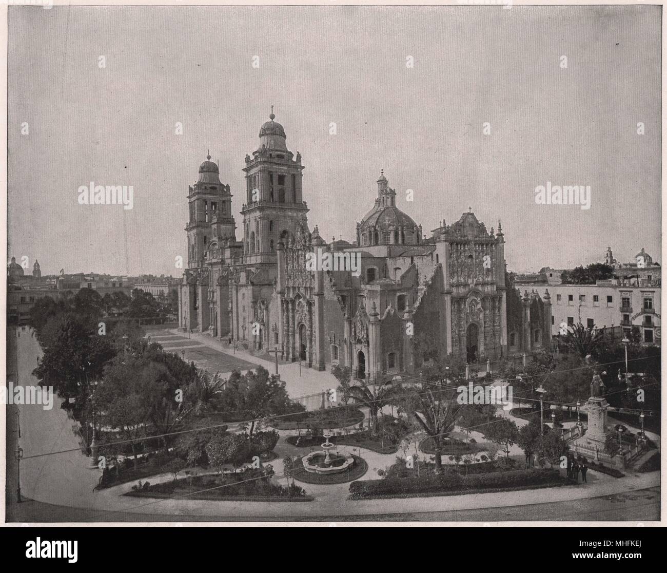 Die Kathedrale, Stadt Mexiko - großartigsten aller Bauten in der Stadt von Mexiko ist die Kathedrale Stockfoto