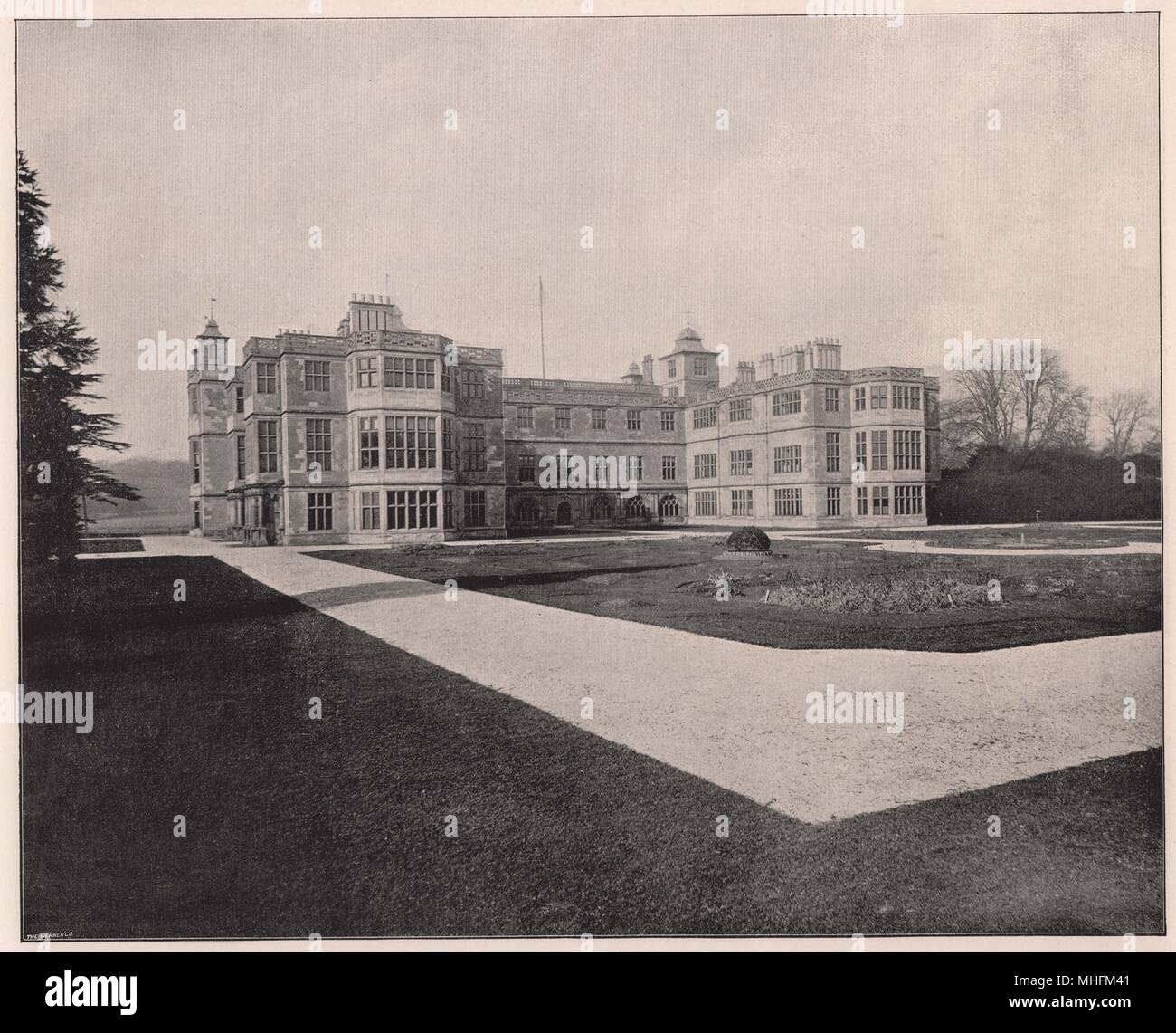 Audley End, in der Nähe von Saffron Walden, in North Essex, wurde von Thomas, Lord Howard de Walden, der auf dem Gelände des Klosters von Wa… Stockfoto