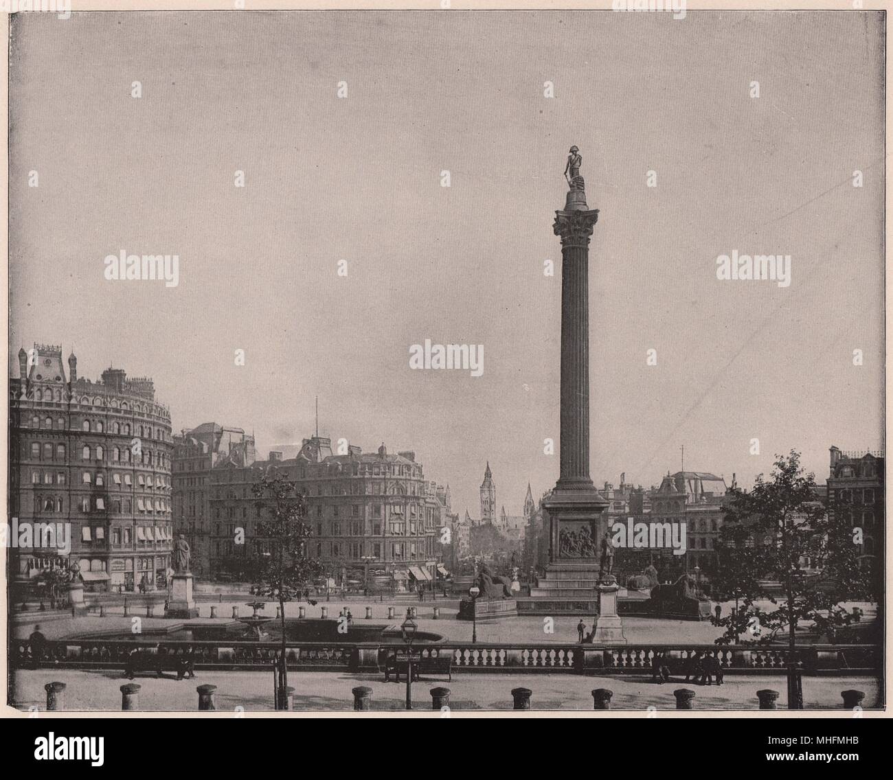 Trafalgar Square in London Stockfoto