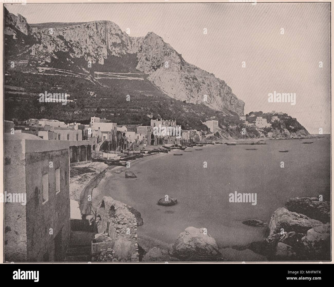 Die Marina, Capri Stockfoto