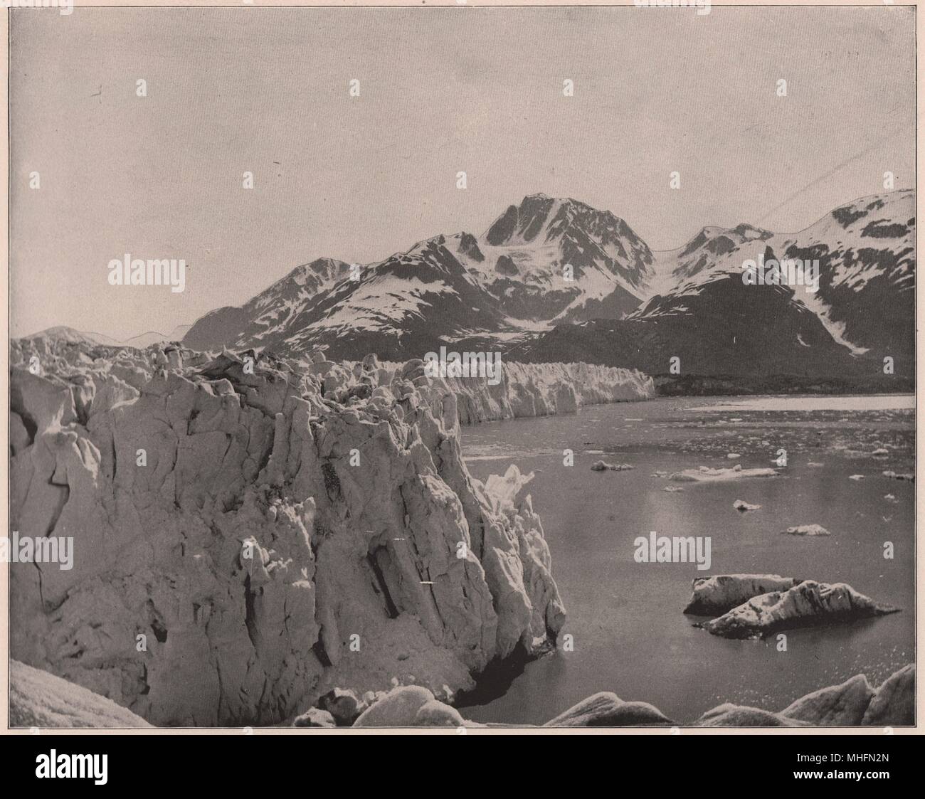 Muir-Gletscher in Alaska Stockfoto