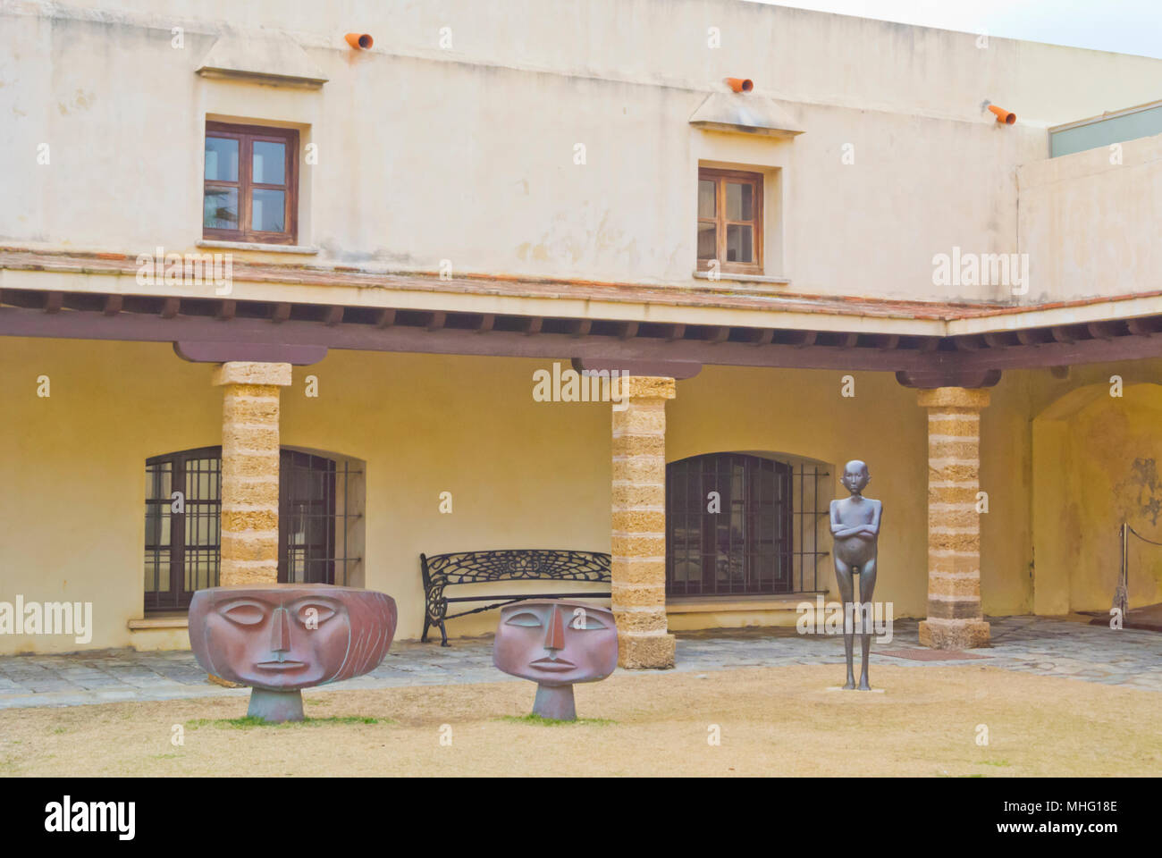 Castillo de Santa Catalina, Cadiz, Andalusien, Spanien Stockfoto