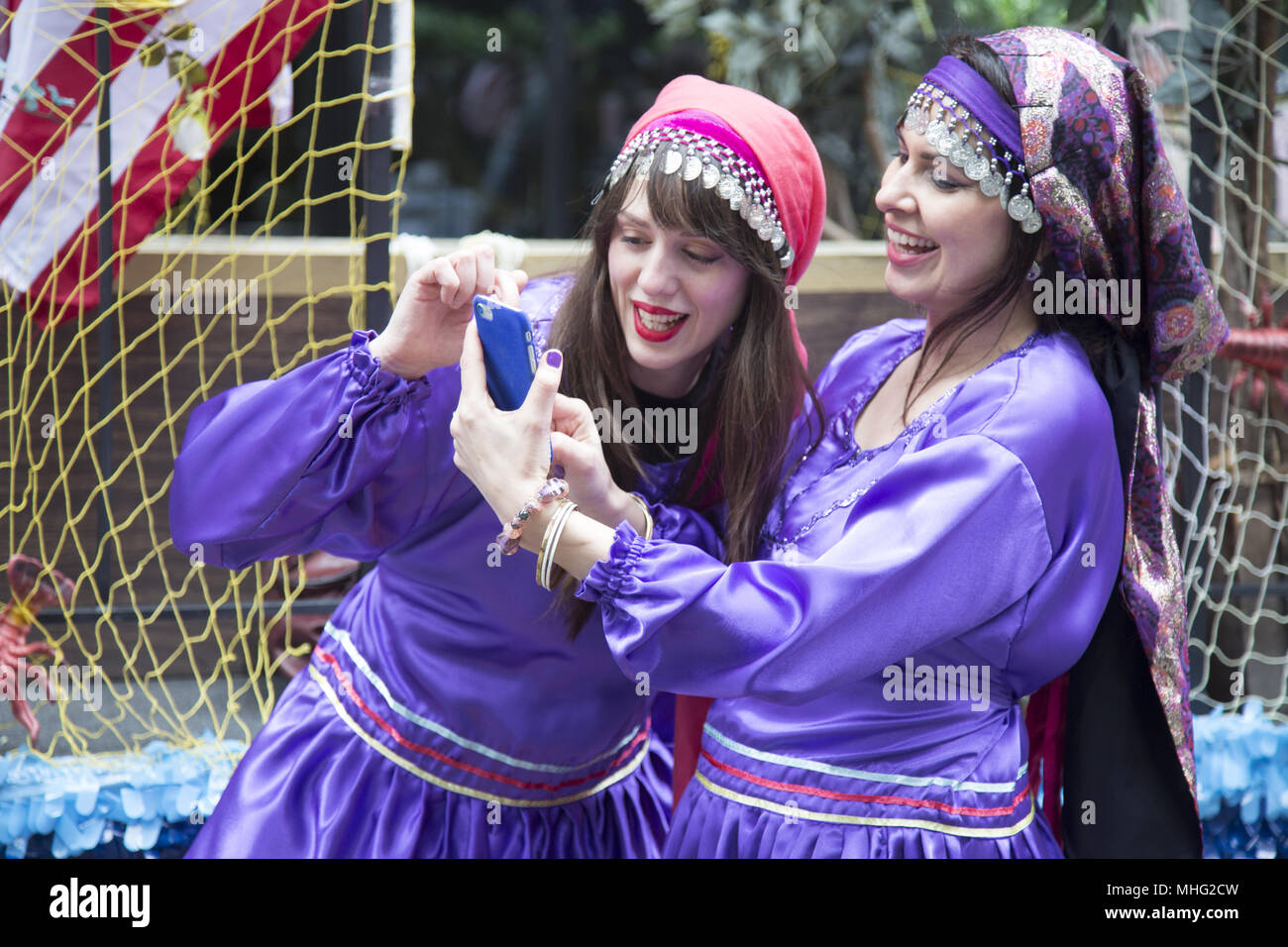 Die jährliche persische Parade in New York City feiert den Iran reiche kulturelle Geschichte und fördert uns Iranischen Freundschaft unter den Völkern. Stockfoto