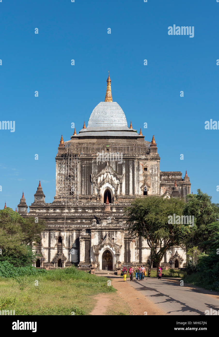 Thatbyinnyu Tempel, Bagan, Myanmar (Burma) Stockfoto