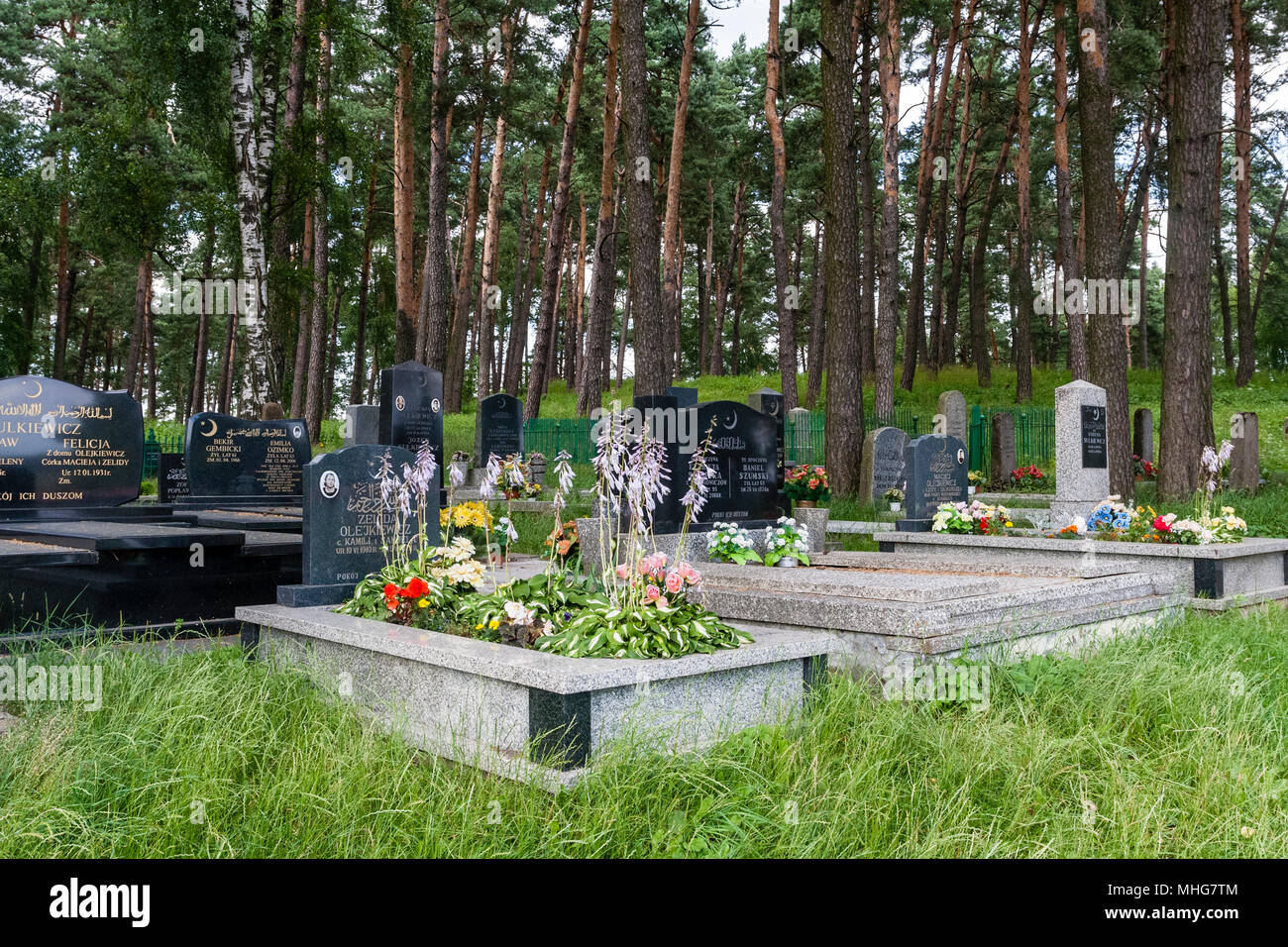 Bohoniki, Friedhof, Podlasien, Polen. Stockfoto