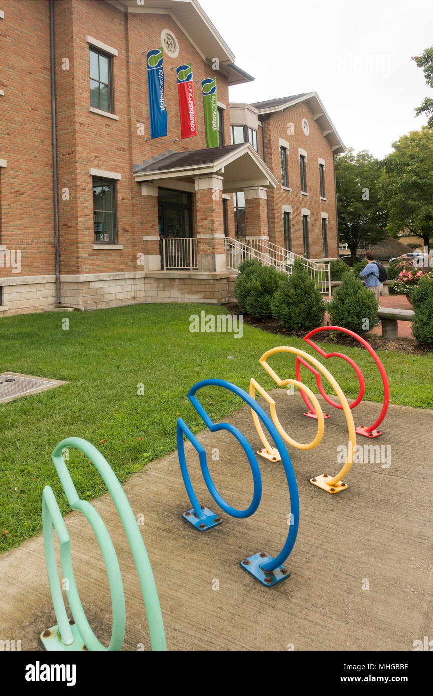 Columbus Indiana Visitors Center Stockfoto