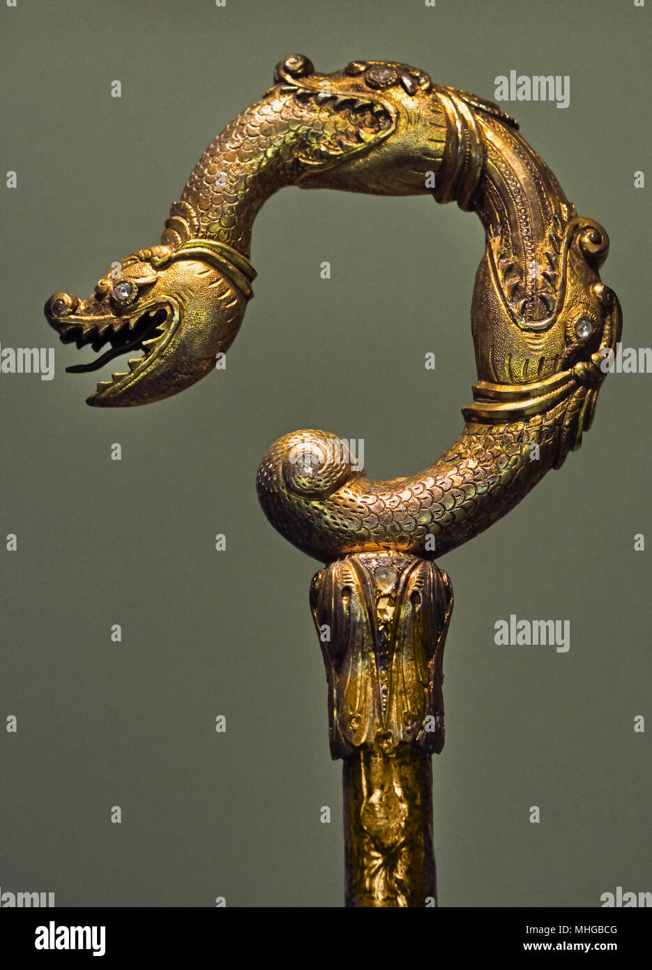 Episcopal, Personal, Georgien, 17. Jahrhundert, (Metall, Silber vergoldet, Vergoldungen, Dourado, Gold,) Armenien, armenische Kunst. Stockfoto