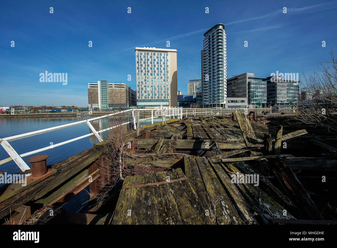 MediaCity, Salford Quays Stockfoto