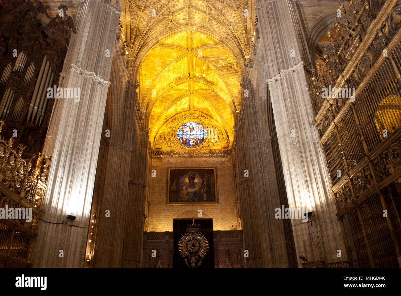 sevilla, Andalusien, Kathedrale Stockfoto