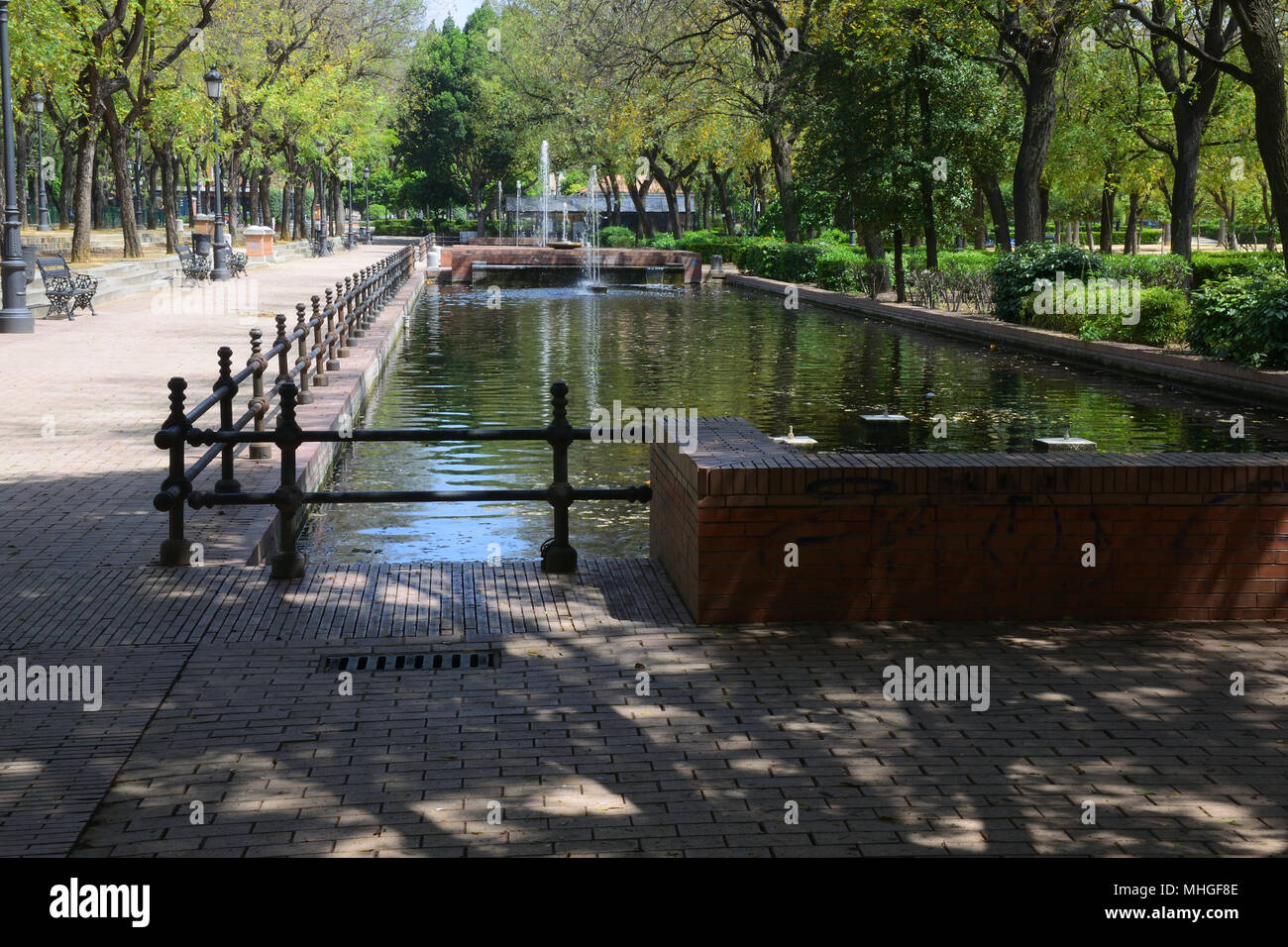 Parque de Maria Luisa, Sevilla Spanien, Europa Stockfoto