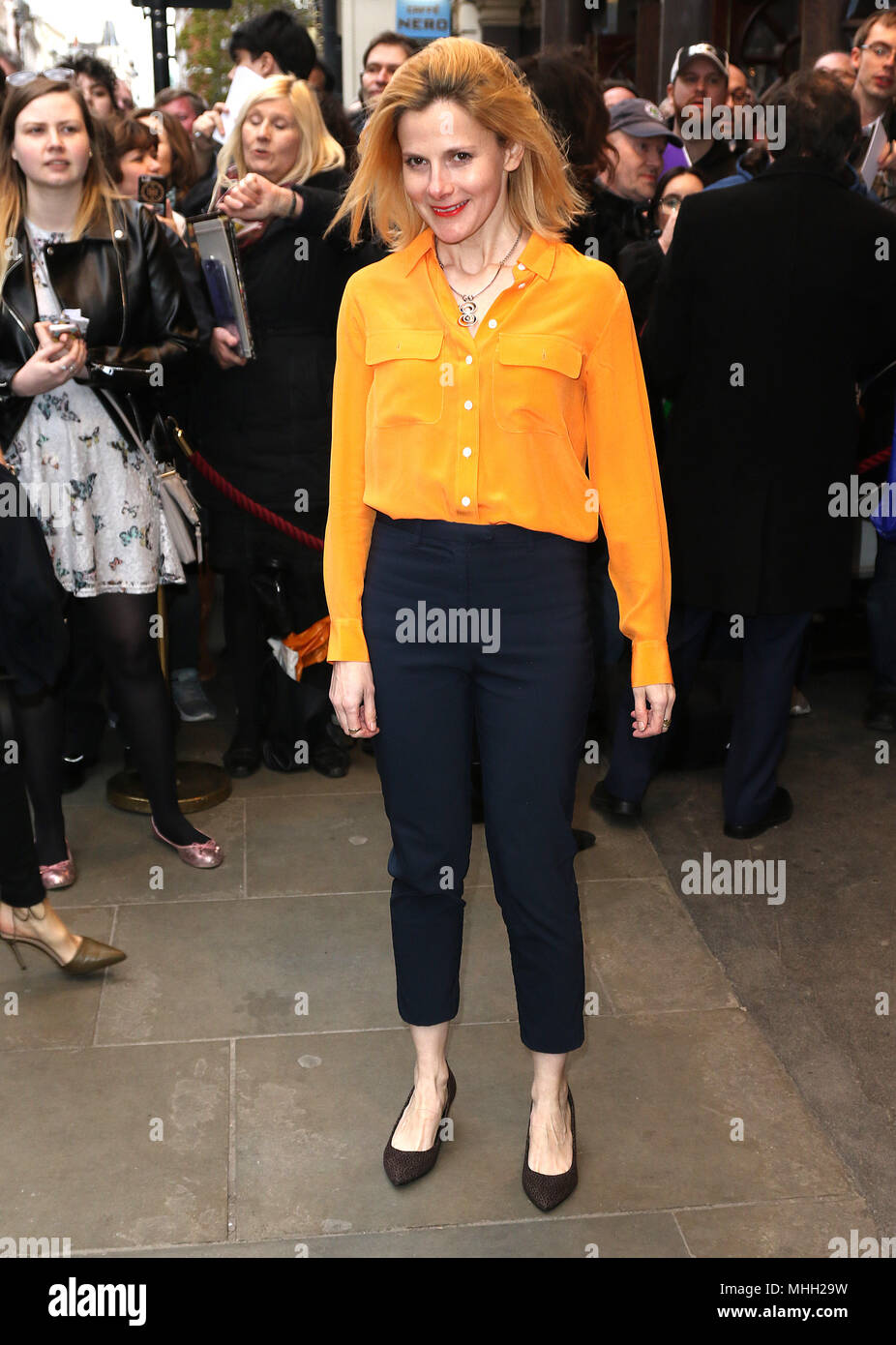 London, Großbritannien. Mai, 2018. Louise Brealey, Schach Das Musical - Opening Night, London Coliseum, London, UK, 01. Mai 2018, Foto von Richard Goldschmidt Credit: Rich Gold/Alamy leben Nachrichten Stockfoto