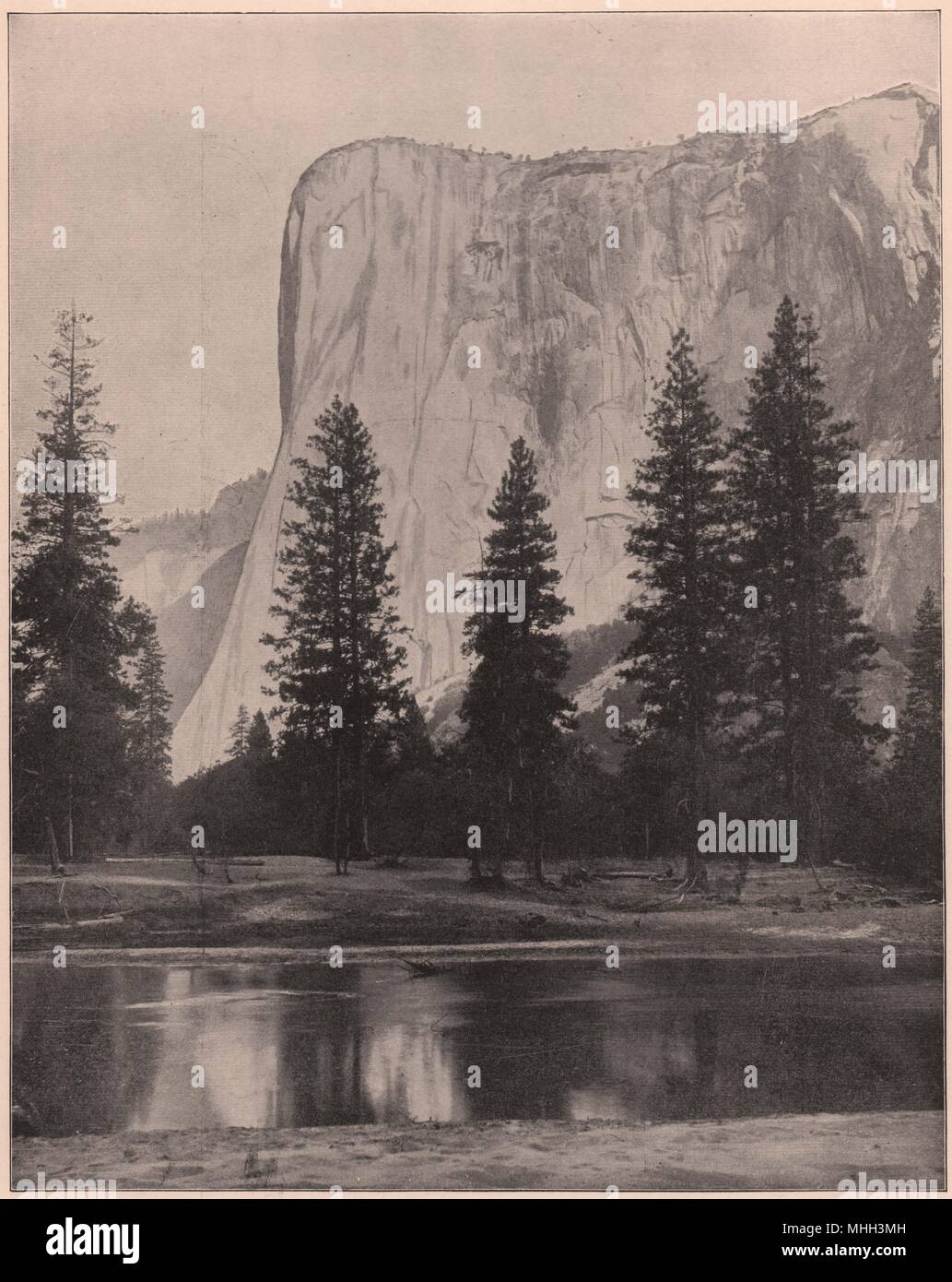 El Capitan, Yosemite Valley, Kalifornien Stockfoto