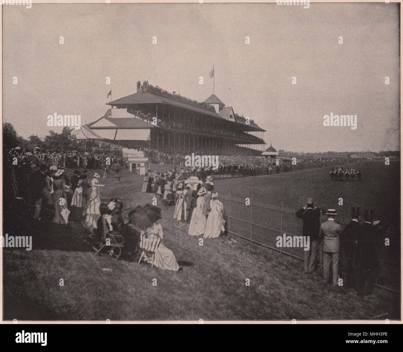 Derby Tag, Washington Park, Chicago Stockfoto