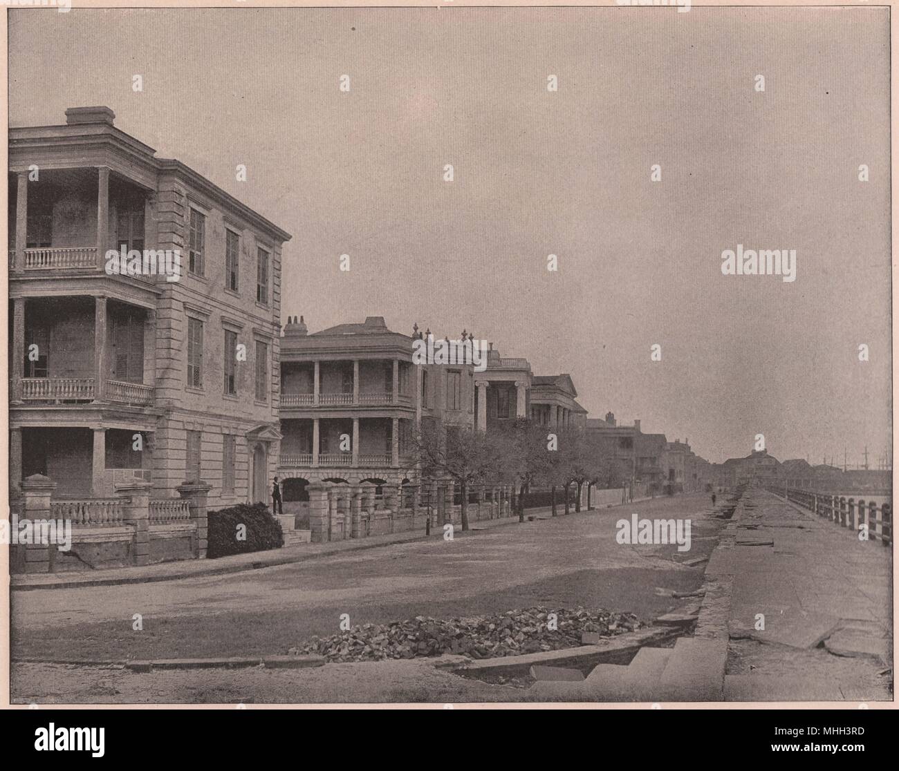 Charleston, South Carolina - Residenzen am Wasser Stockfoto