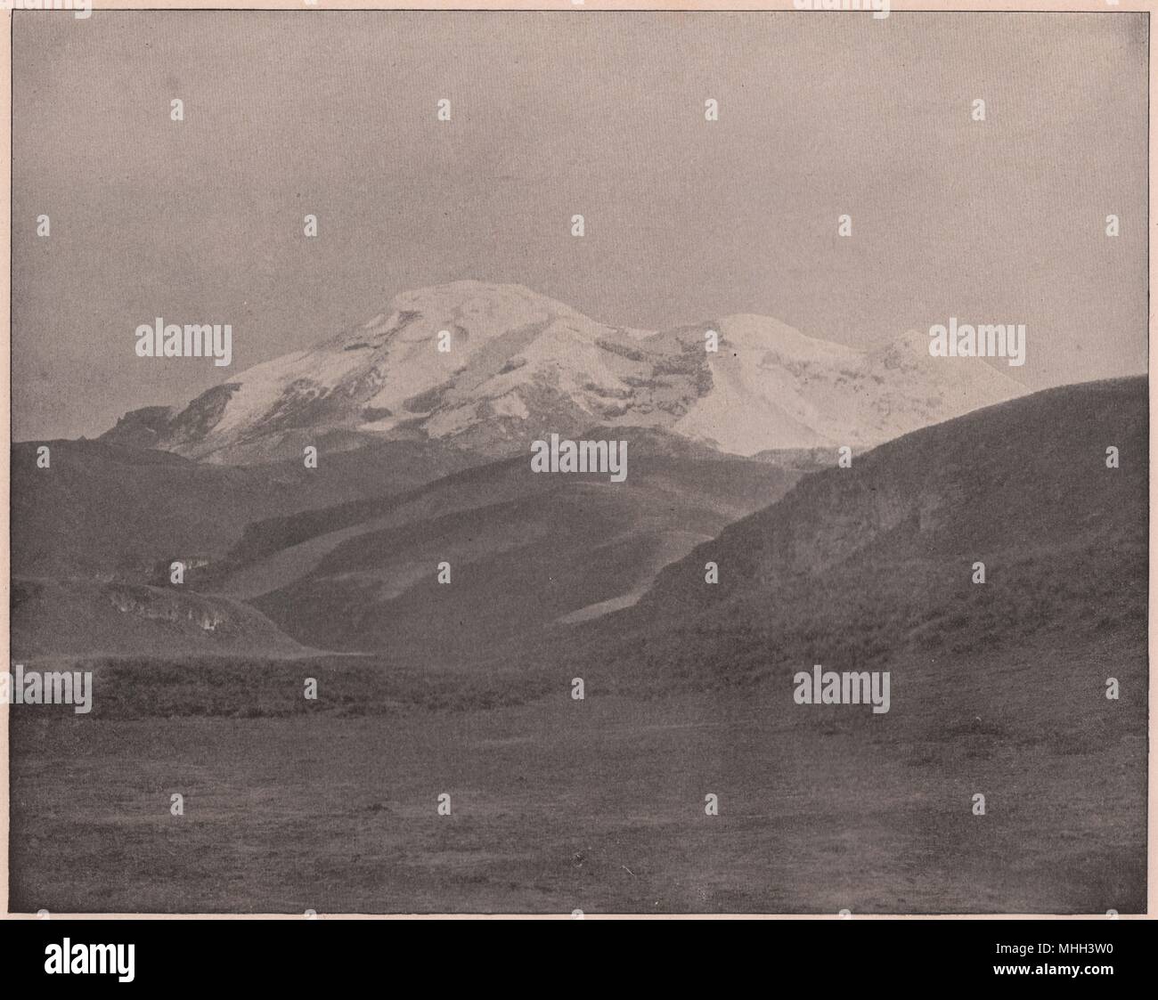 Berg Chimborazo in Ecuador Stockfoto