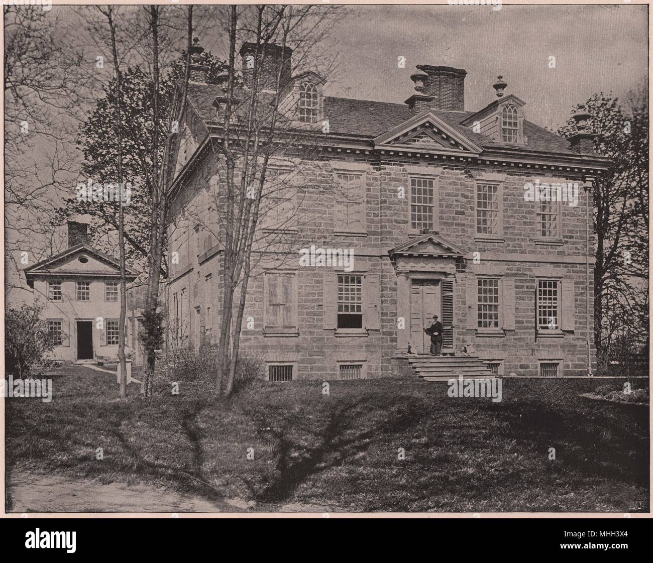 Die kauen Mansion, Germantown, Pennsylvania Stockfoto