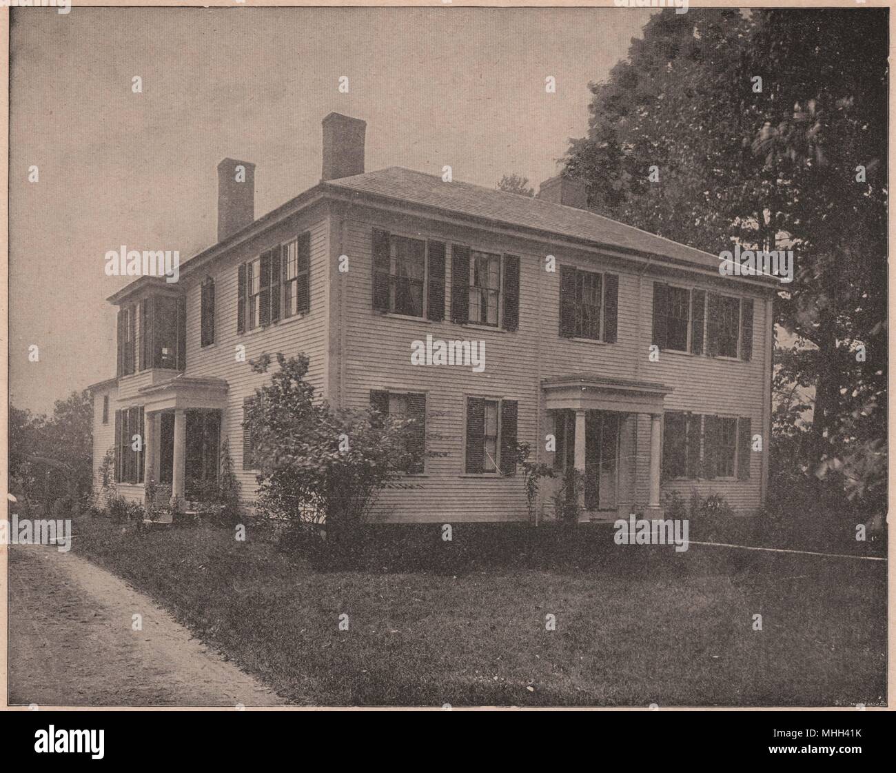 Die Emerson House, Concord, Massachusetts Stockfoto