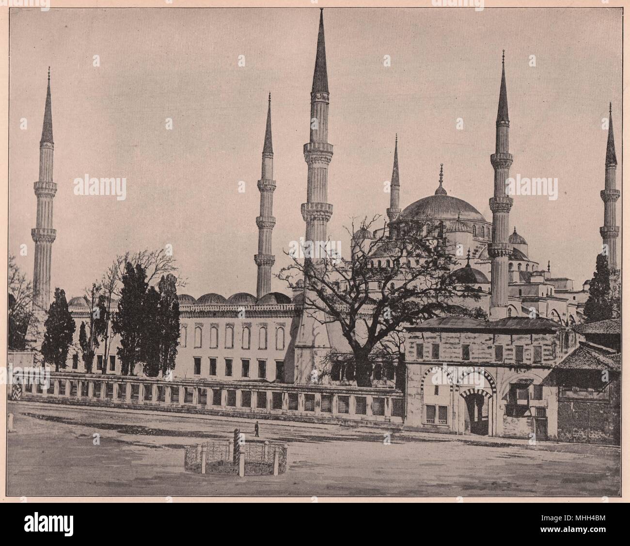 Moschee von Sultan Achmet, Konstantinopel, Türkei Stockfoto