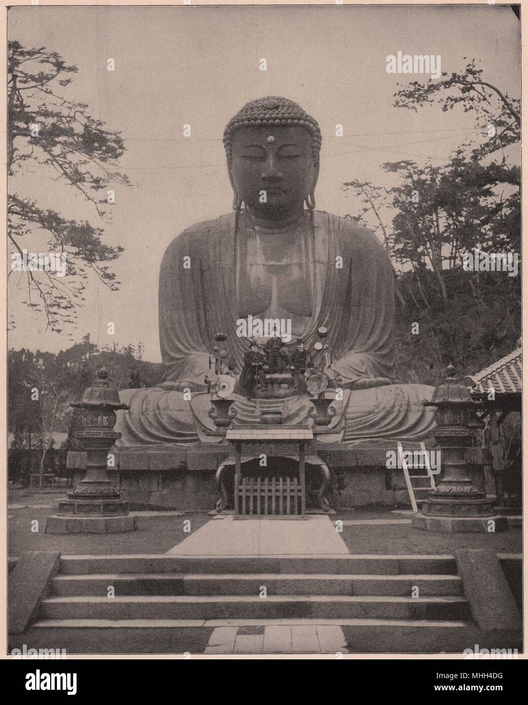 Die große Bronze Buddha, Japan Stockfoto