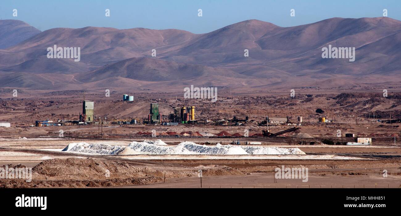 Oficina Humberstone Saliterra Stockfoto