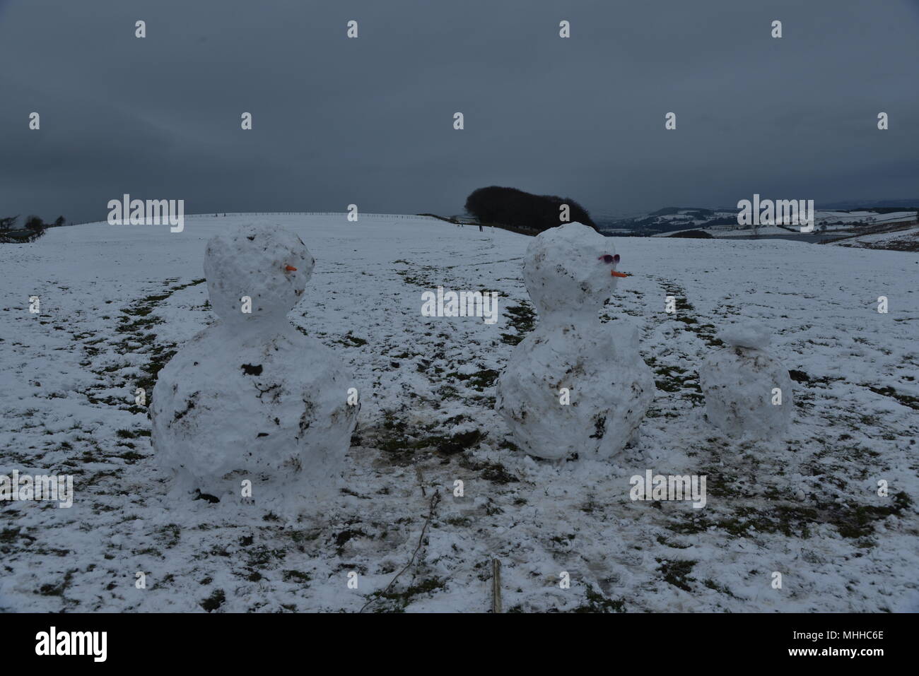 Im Bereich Dean Clough Behälter Stockfoto