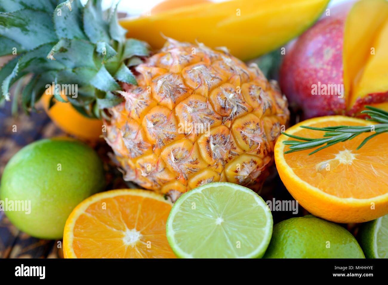 Tropische Früchte Stockfoto