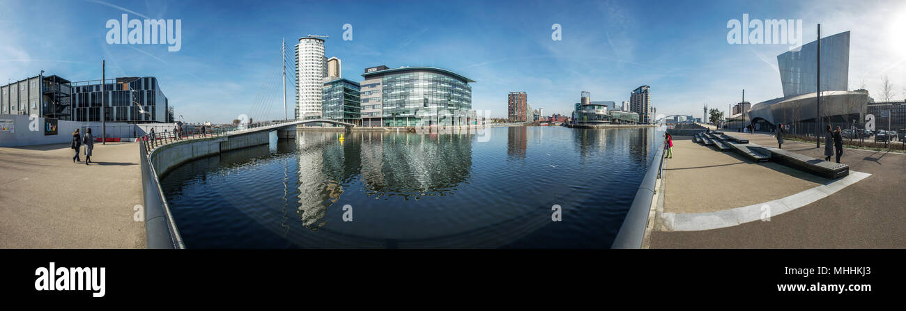 MediaCity, Salford Quays Stockfoto