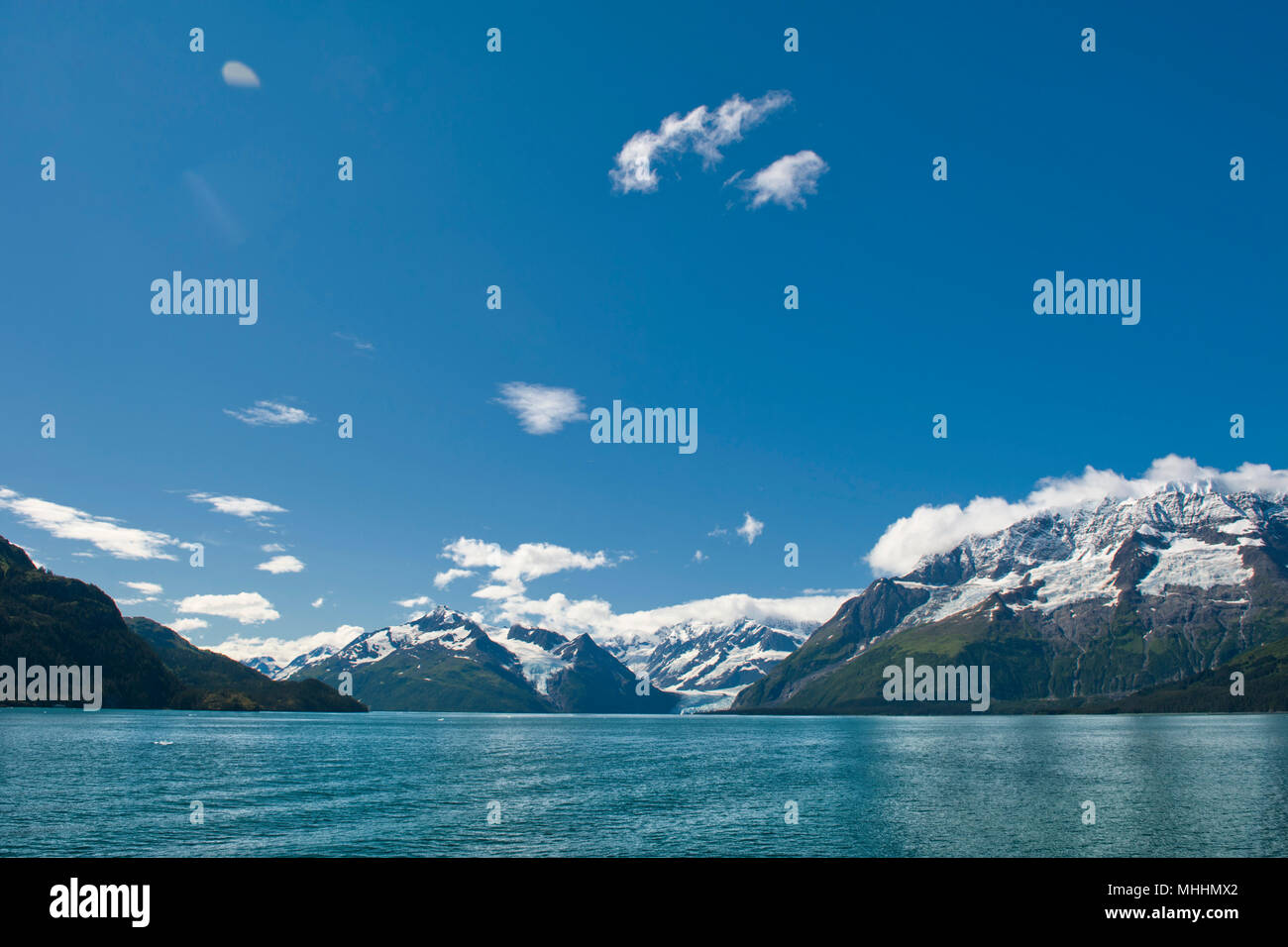Alaska Prince William Sound 17 glacier Cruise riesiges Panorama Stockfoto