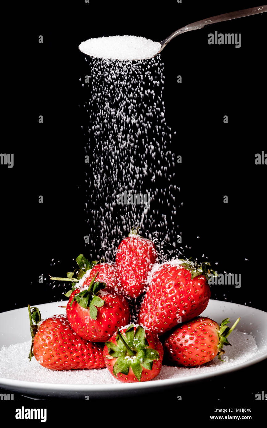 Erdbeeren Stockfoto