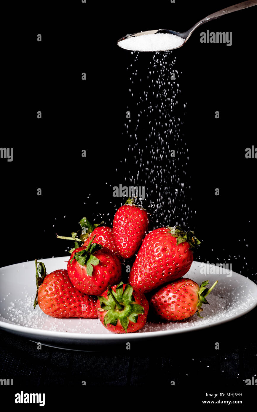 Erdbeeren Stockfoto