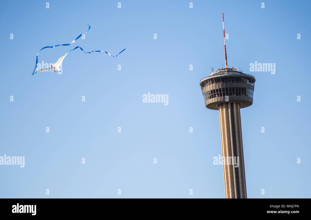 Turm von Nord-, Mittel- und Südamerika, in der hemisfair befindet sich auf dem südöstlichen Teil von Downtown, San Antonio, Texas, USA Stockfoto